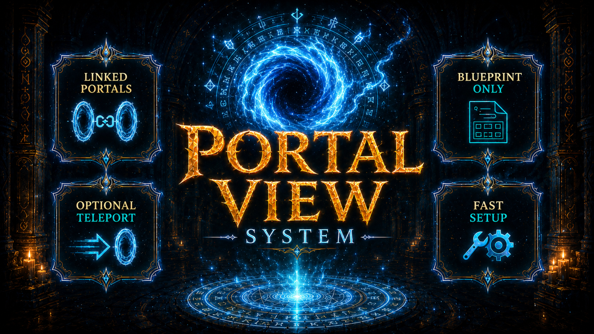 Portal View System | Linked Portal Preview Kit | Fab