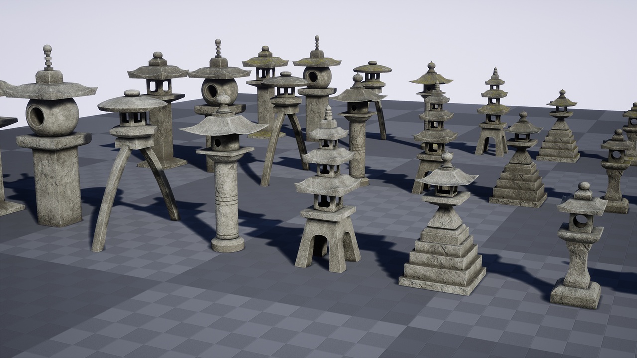 商品 Japanese Toro Lanterns 的媒体 1