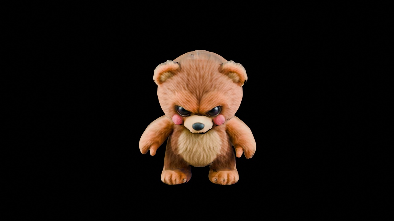 Media 1 for listing Angry Bear – Stylized 3D Character Model