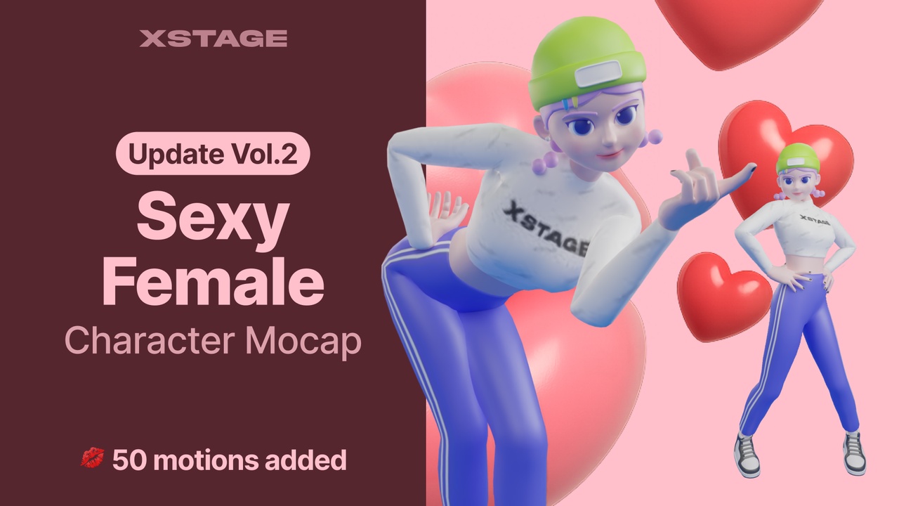 Media 1 for listing Sexy Female | Character Mocap Pack