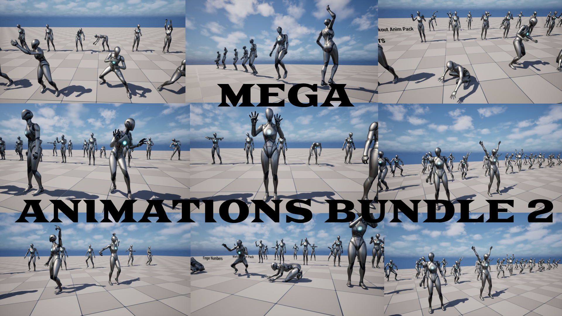 MEGA Animations Bundle 2 | Fab