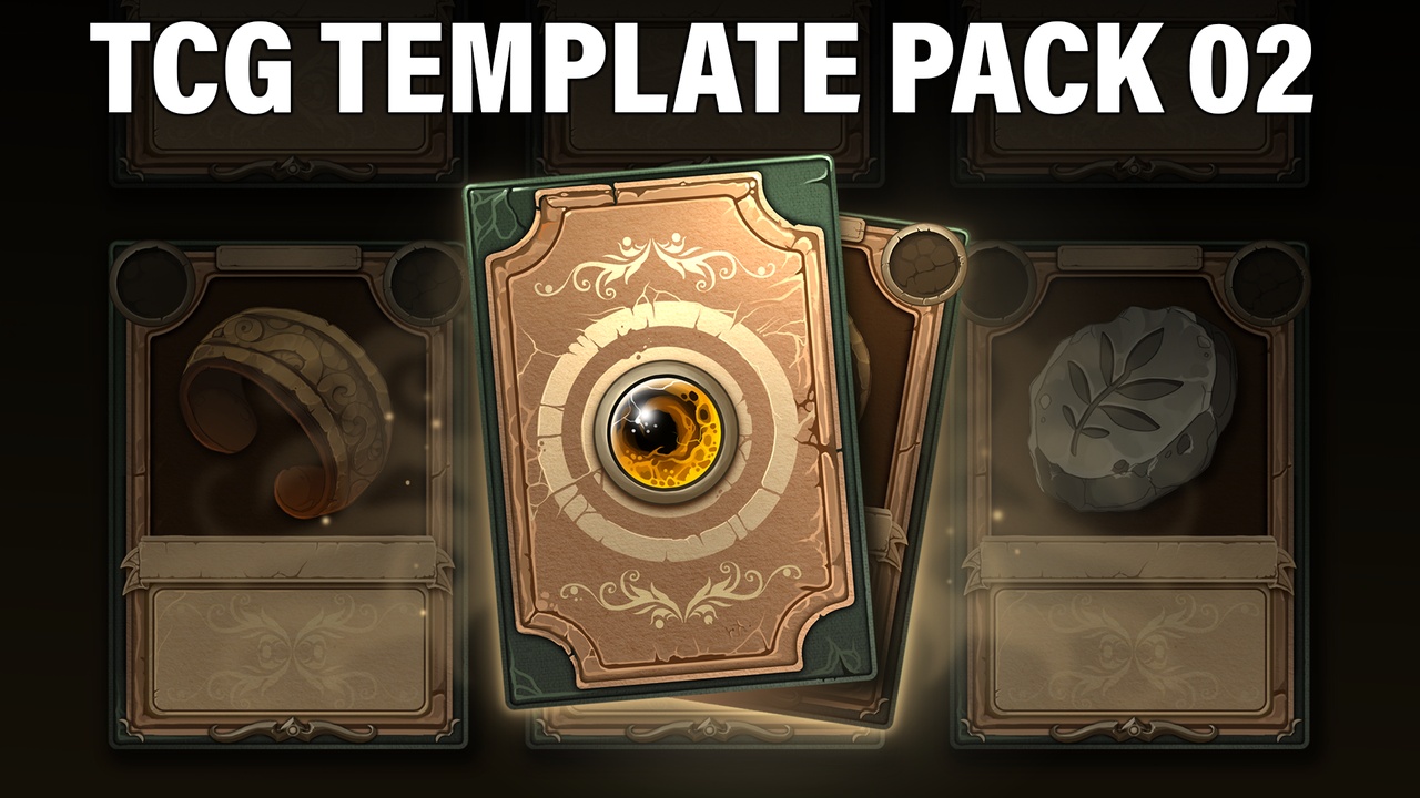 TCG Template pack 02 제품 등록을 위한 미디어 1개