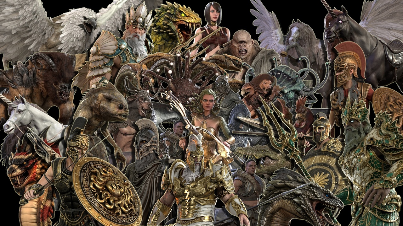 Media 1 for listing GREEK MYTHOLOGY GODS HEROES MONSTERS ULTIMATE COLLECTION
