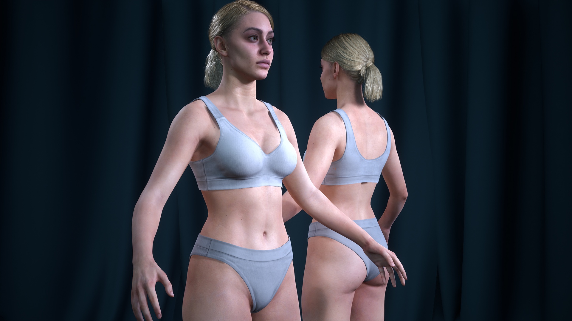 Media 1 for listing 3 NEW Metahuman Body Textures + Underwear