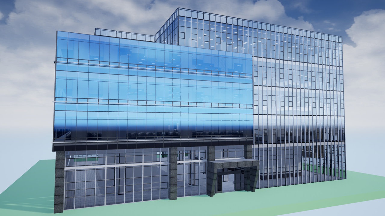 Media 1 for listing Modular Office Building #2  (with Interior detailed)