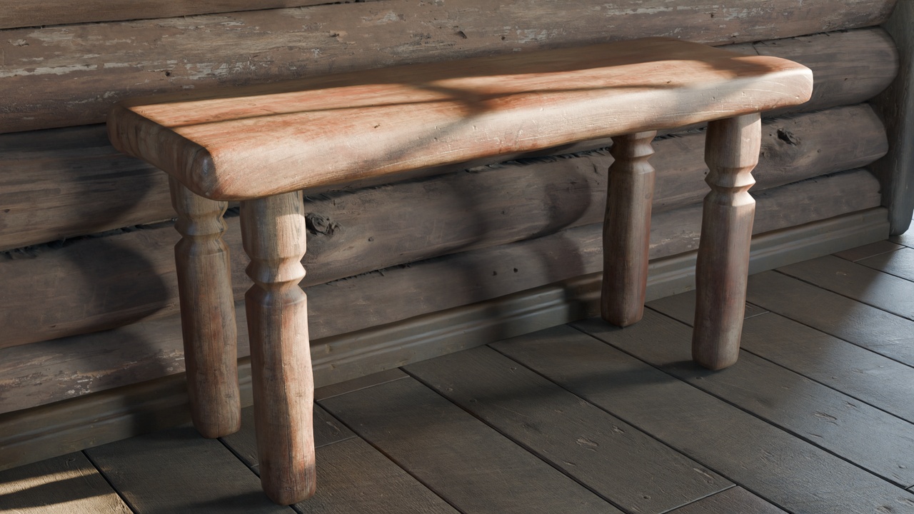 Media 1 for listing Rustic Console Table - Wooden Sideboard Furniture