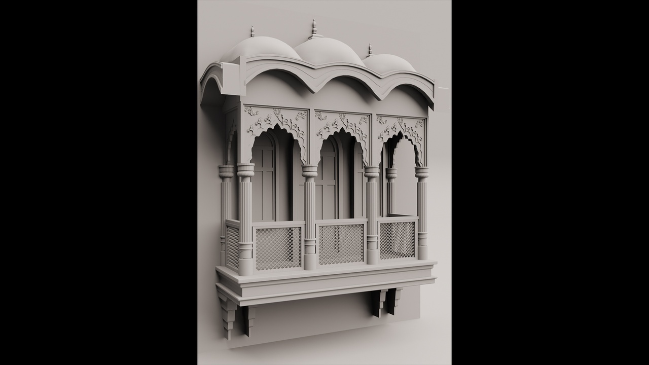 Media 1 for listing Mughal Jharokha Window