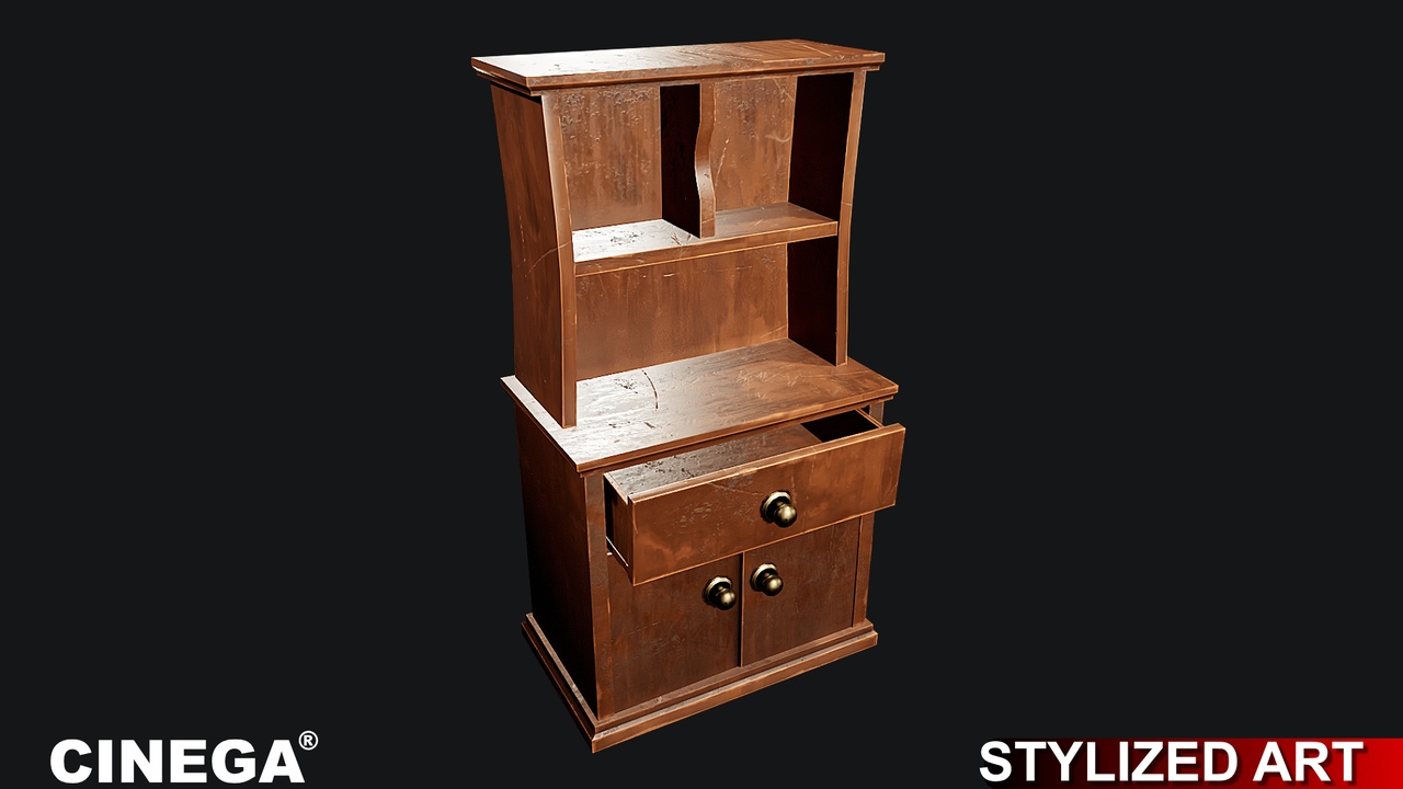 Media 1 for listing Stylized Art - Book Shelf