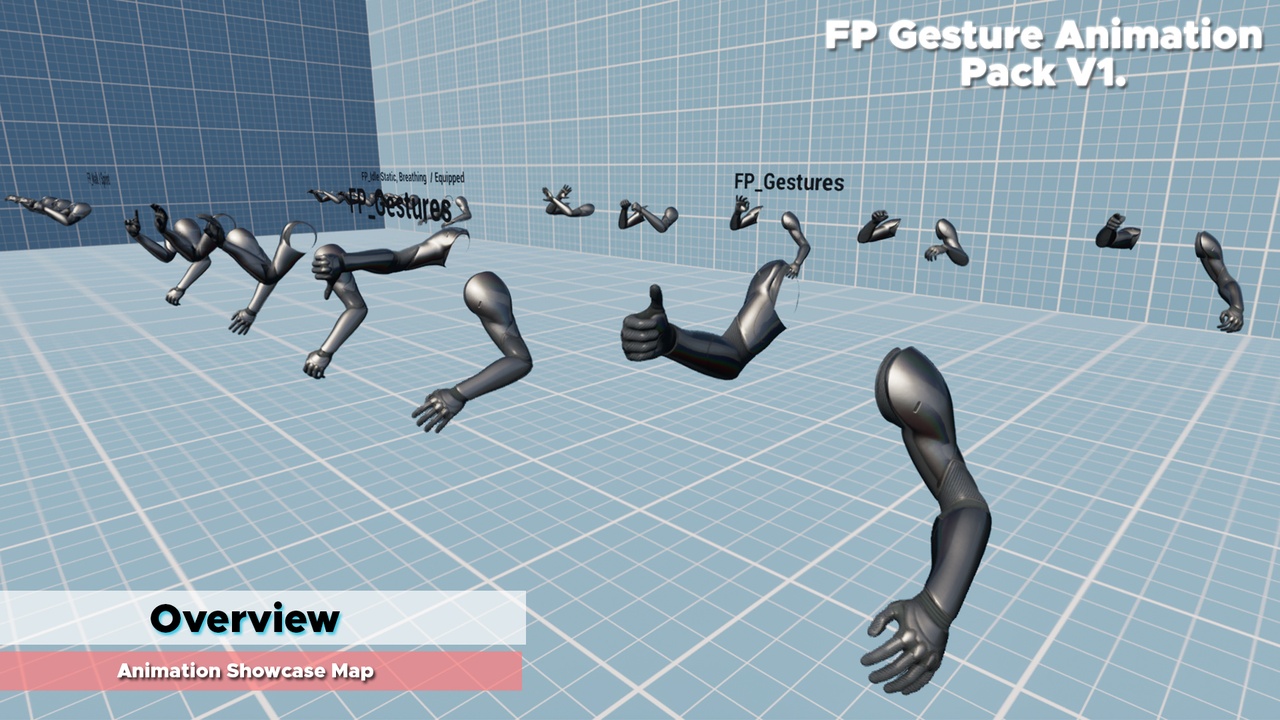 First Person Hand Gesture Animations V.1 | Fab