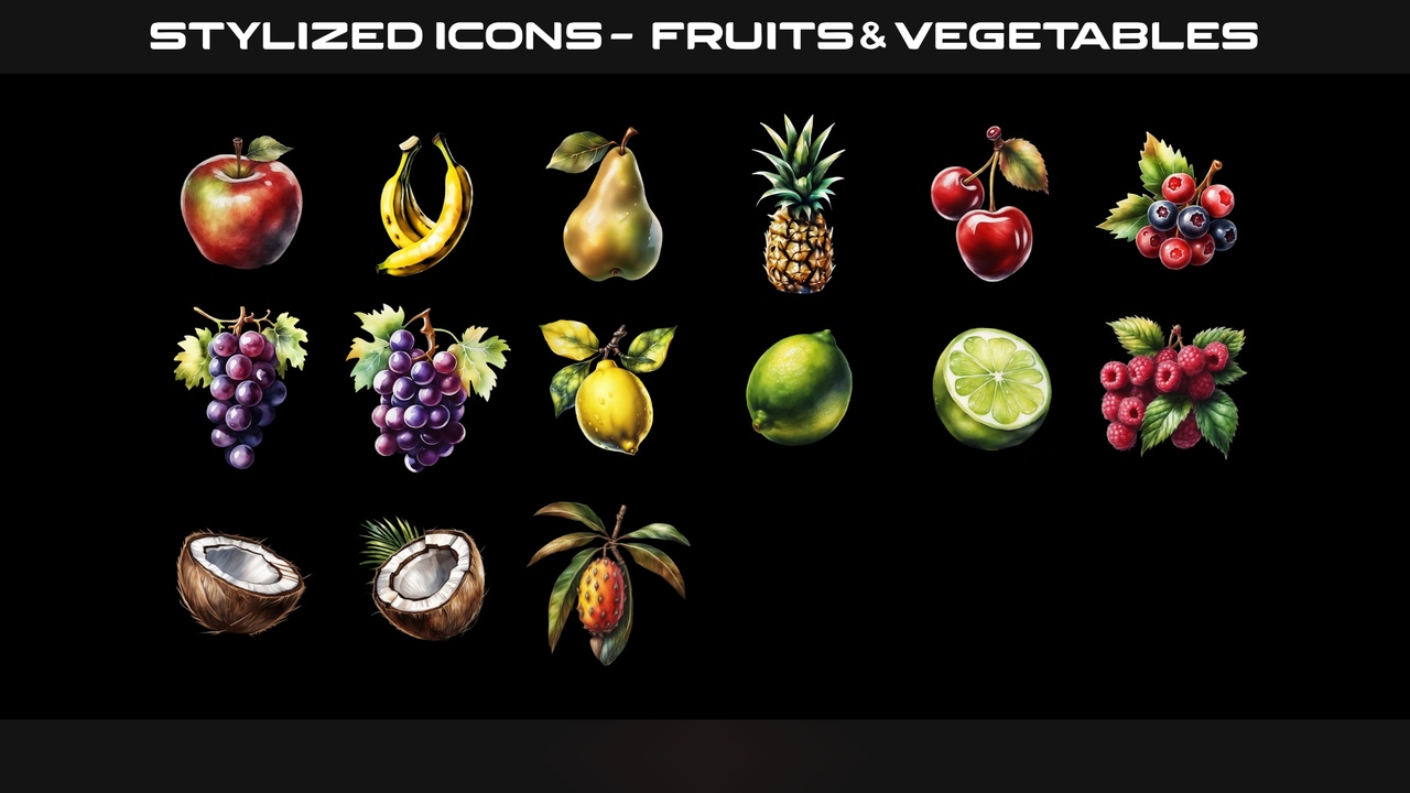 Media 1 for listing Stylized RPG Icons