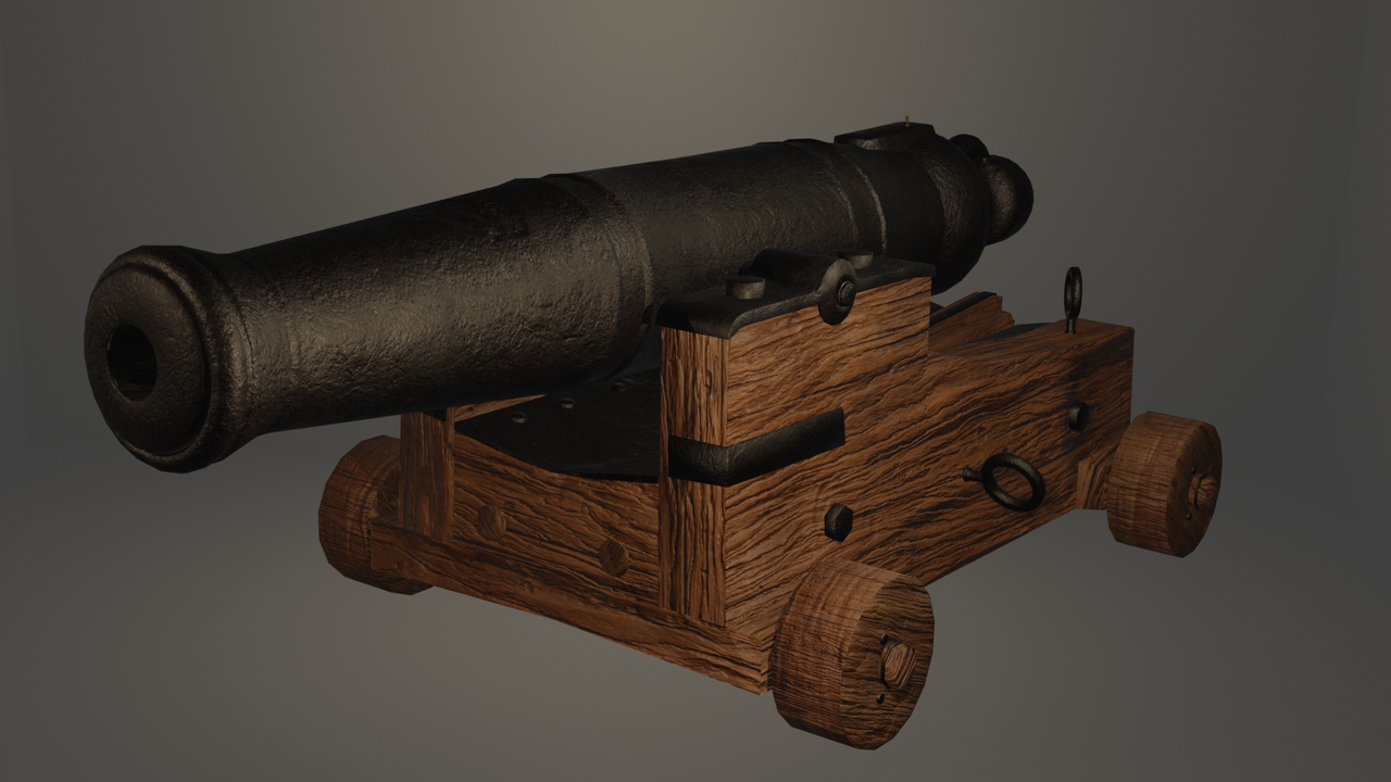 Media 1 for listing Pirate Ship Cannon & Props
