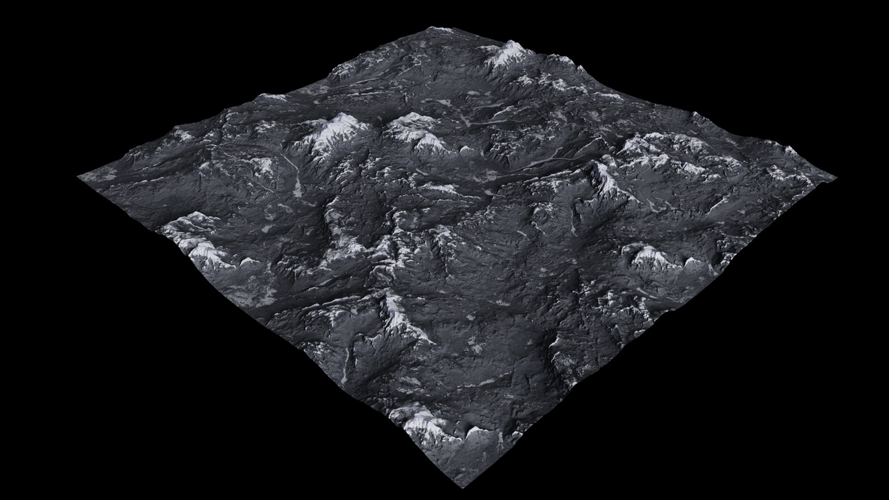 Media 1 for listing The surface topography and landforms of an alien planet