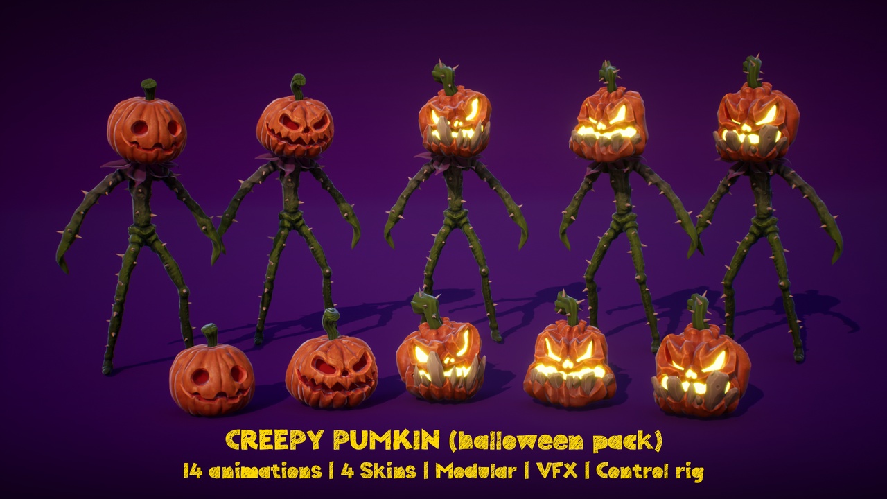 Media 1 for listing Creepy Pumpkin