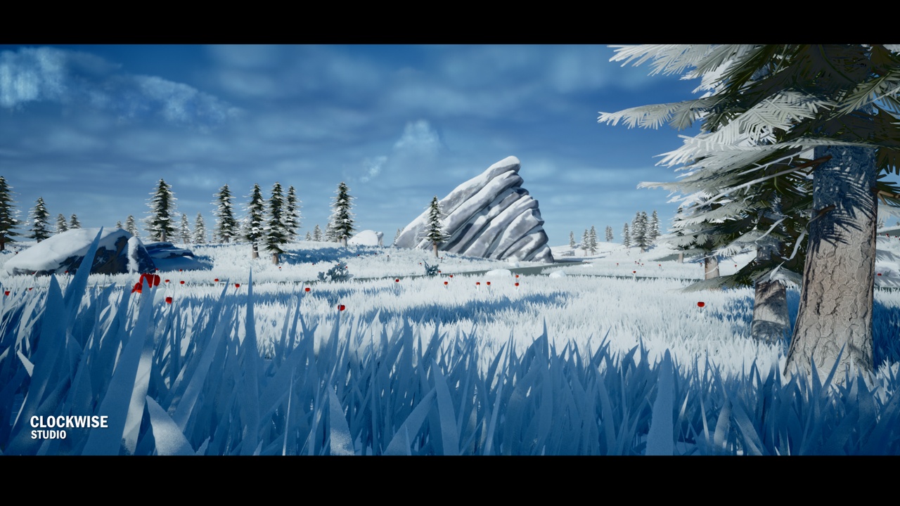 Media 1 for listing Stylized Winter Forest