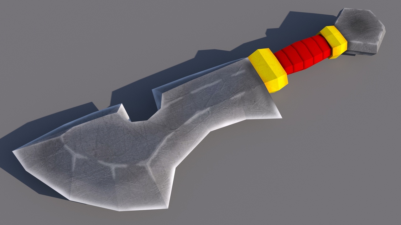 Media 1 for listing Low Poly Textured Sword