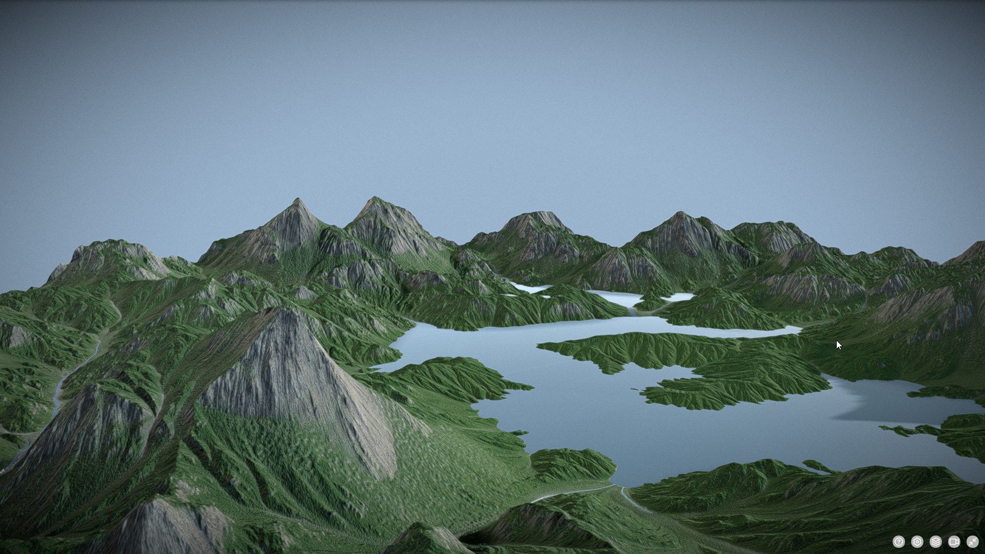 Trident Lakes 211111 01 Scene Output 4096 | Fab