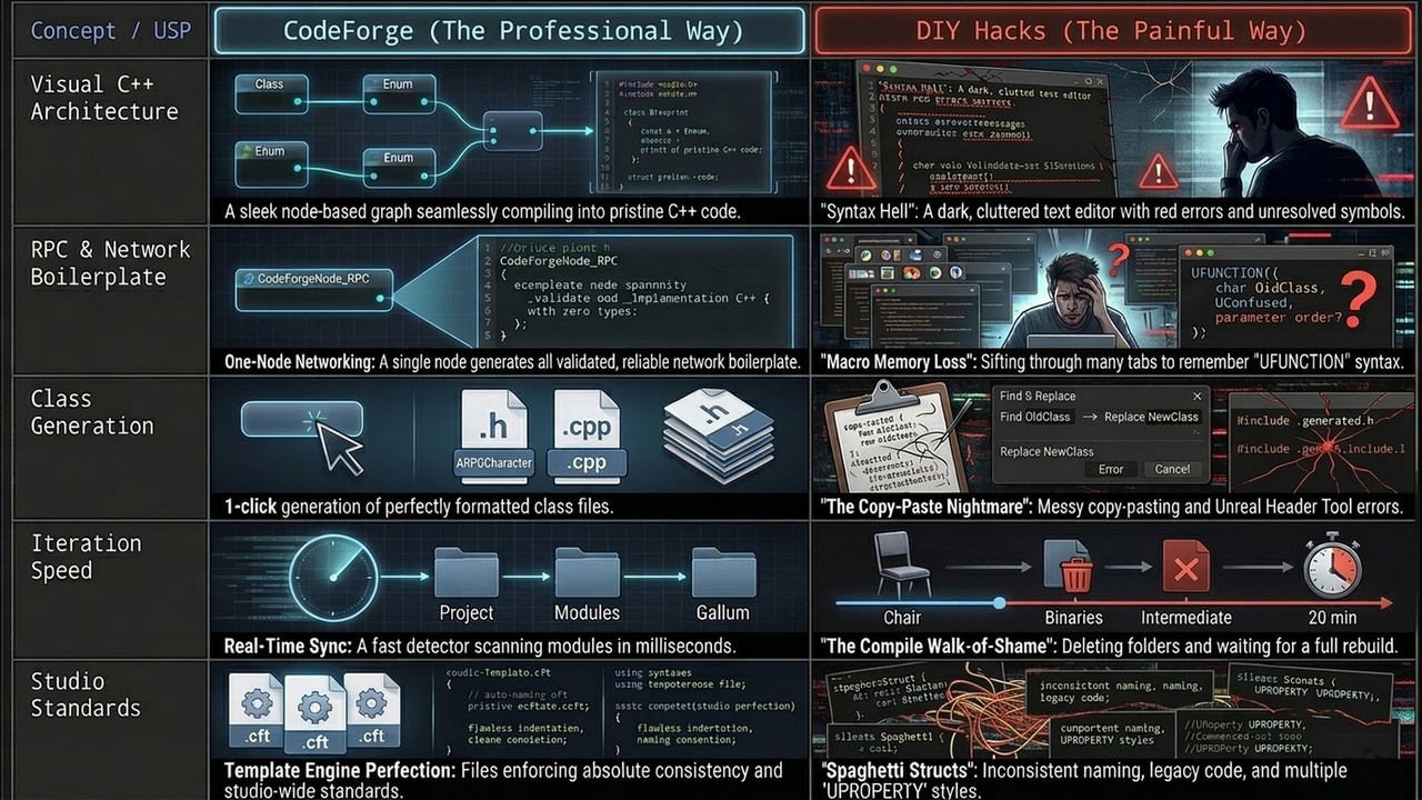 Media 1 for listing CodeForge: Native Node-based Visual C++ Programming System