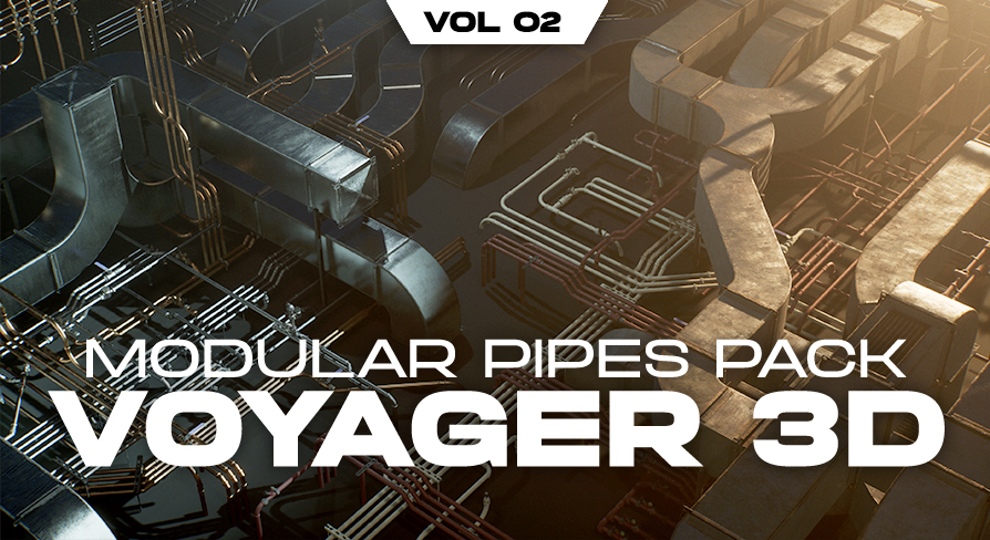 Modular Pipes Pack Vol.02 | Fab