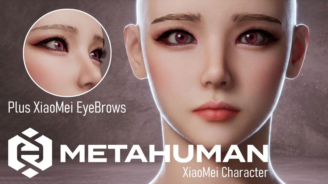 Media 1 for listing MHC: XiaoMei | Metahuman Character Preset