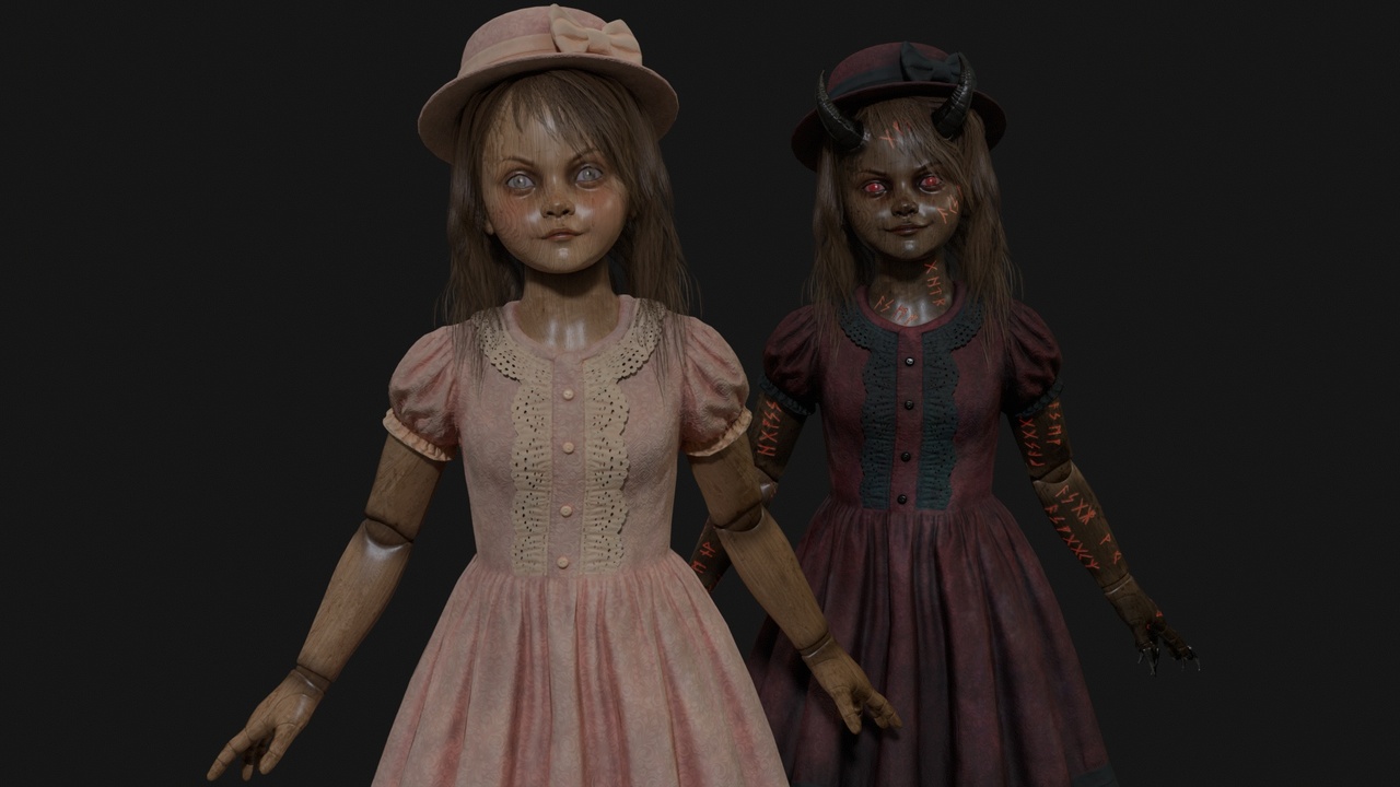 Media 1 for listing Mannequin girl — Doll and Demon Bundle
