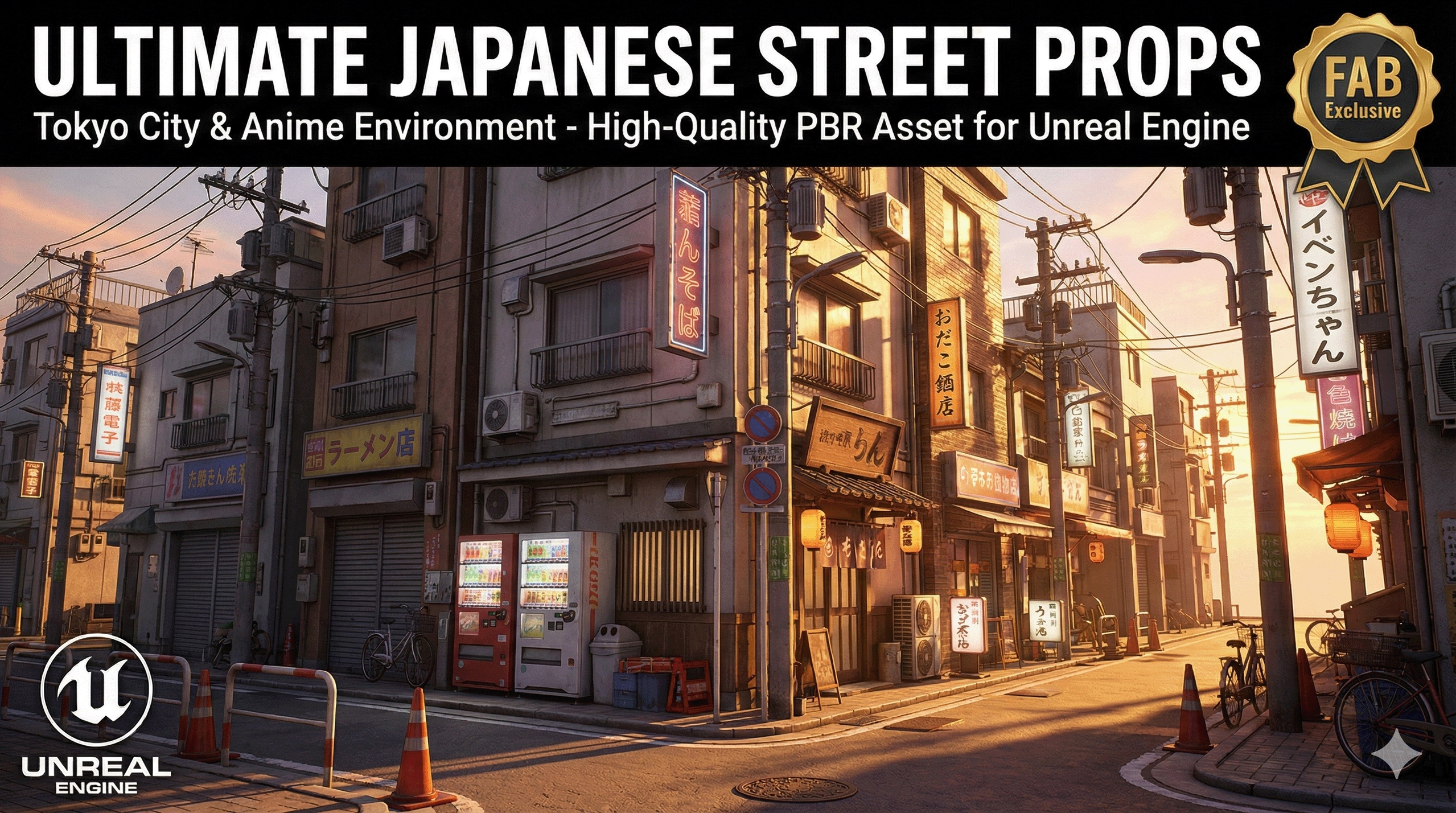 Medium 1 für Eintrag Ultimate Japanese Street Props - Tokyo City & Anime Environment
