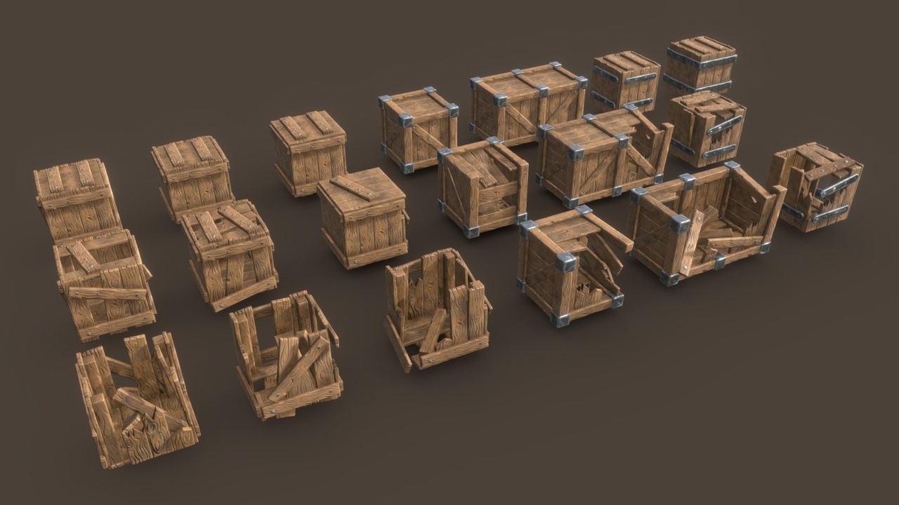Media 1 for listing Stylized Crates