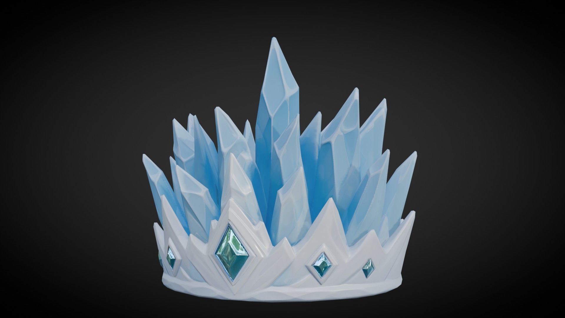 Frozen Ice Crystal Crown - Free | Fab