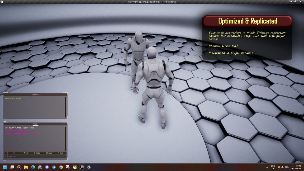 Medios 1 para el artículo Chat System (MMORPG style)