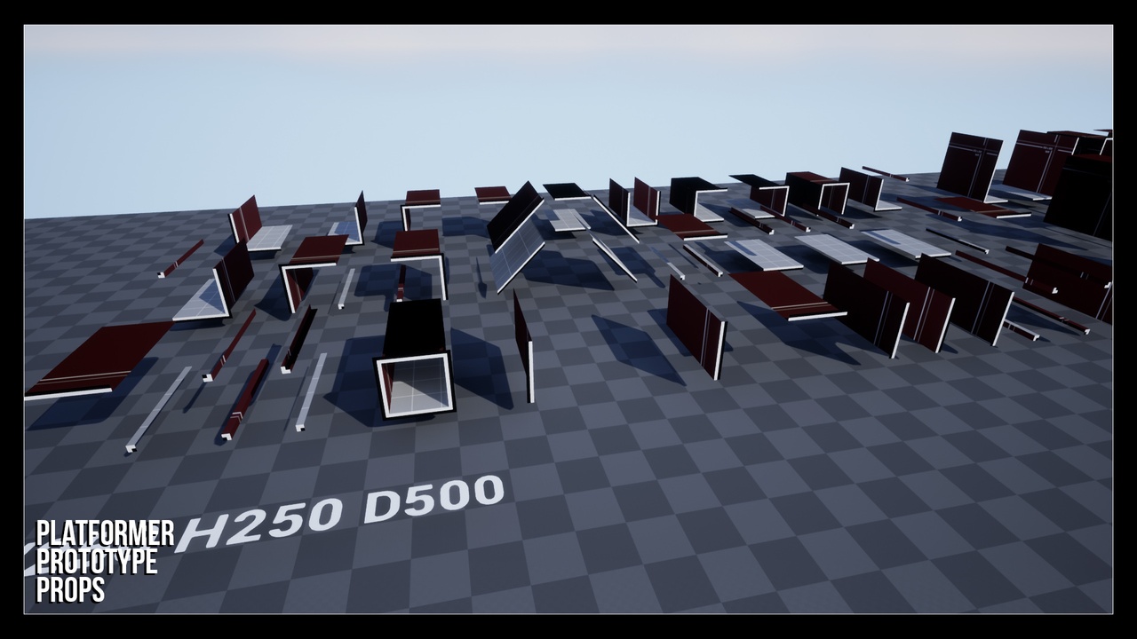 Media 1 for listing Platformer Prototype Props