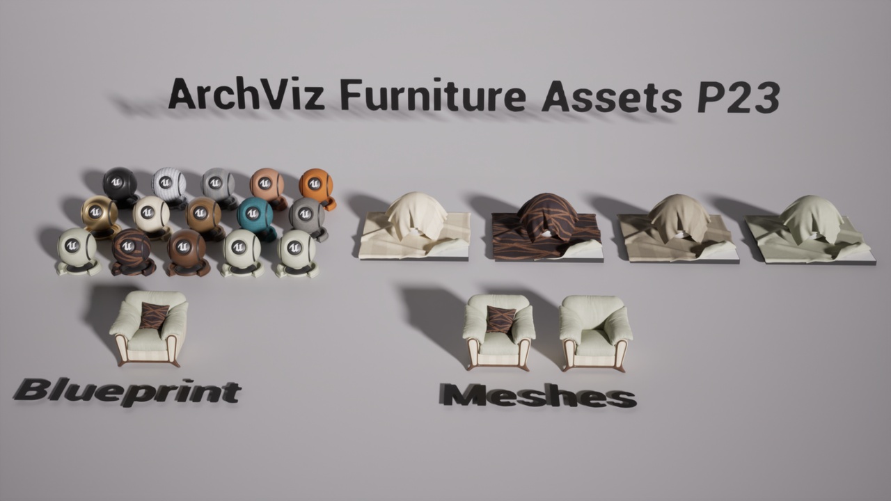 Media 1 for listing ArchViz Furniture Assets P23