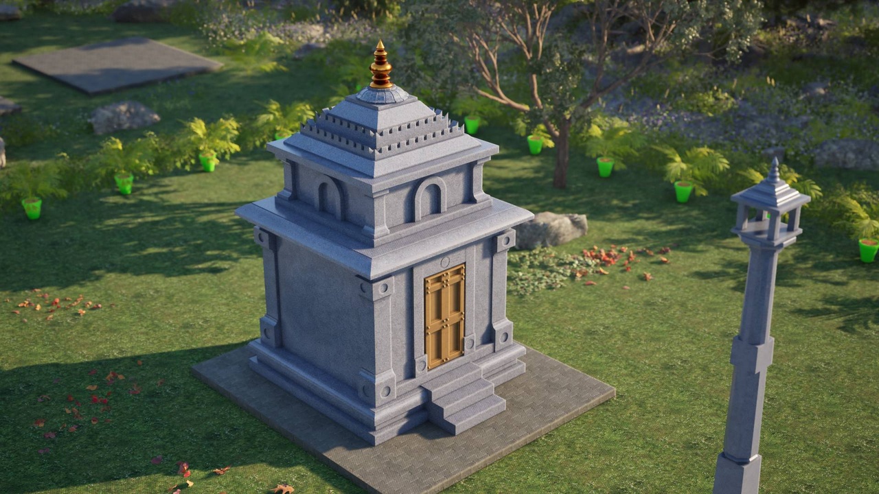 Media 1 for listing South Indian Small Temple - Variant 1