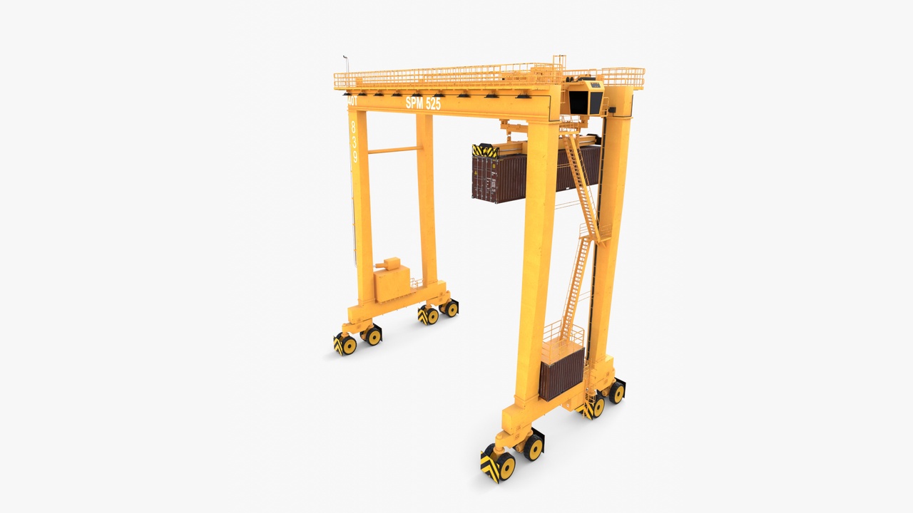 Media 1 for listing Rubber Tired Gantry Crane V3