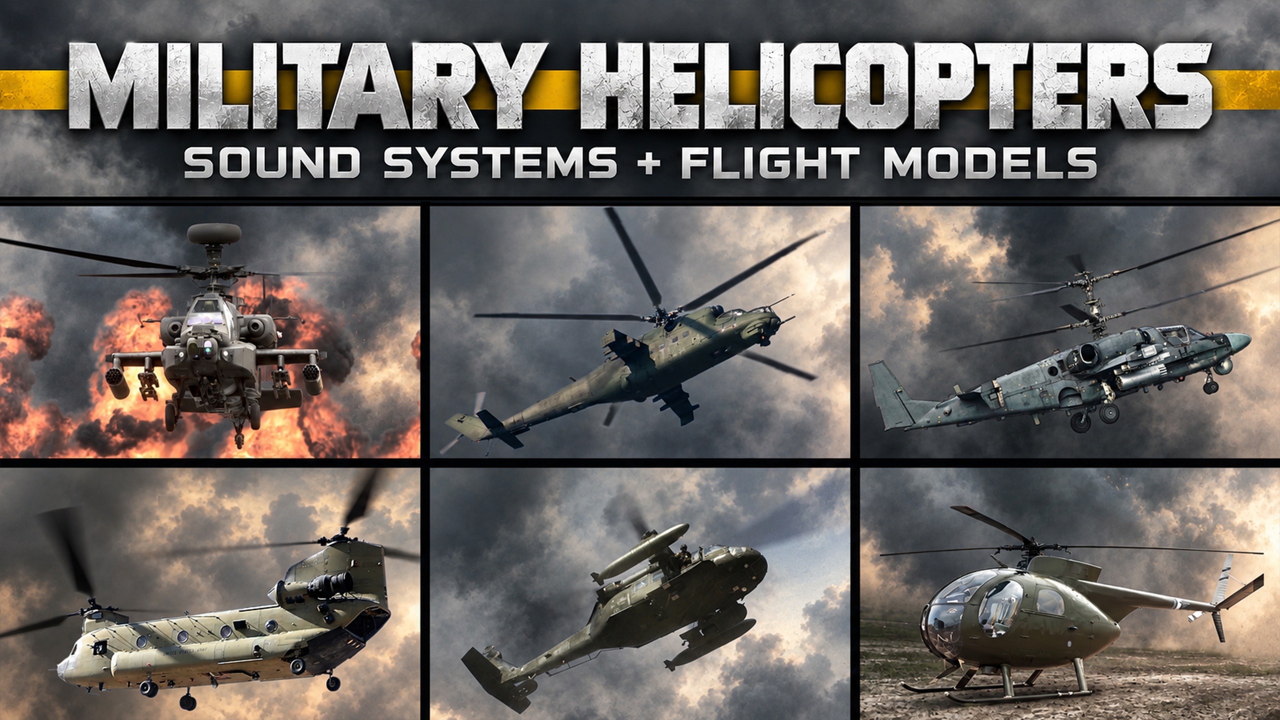 Media 1 for listing Military Helicopters: Sound Systems & Flight Models