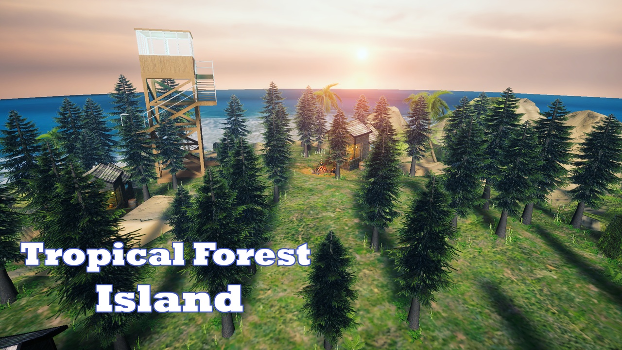 Media 1 for listing Tropical Forest Island pack
