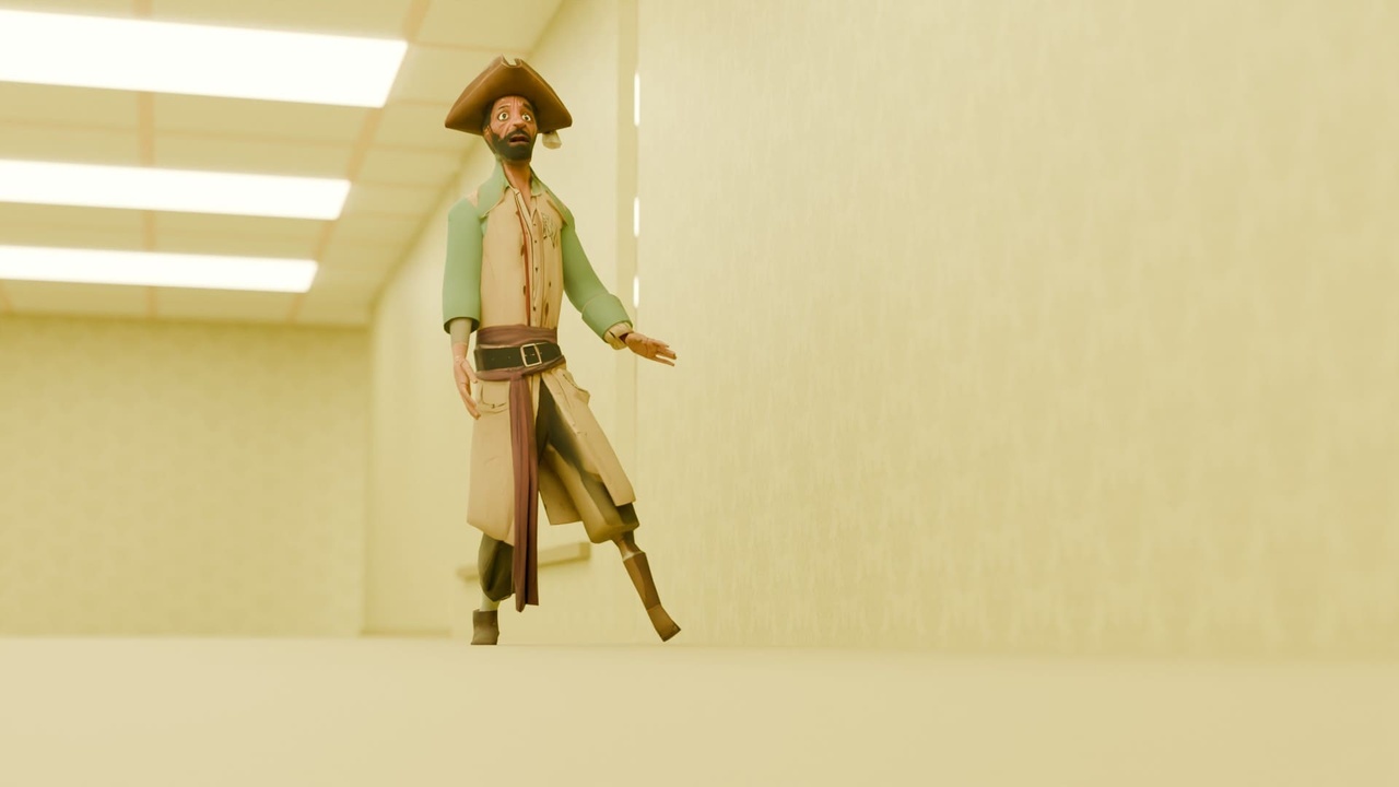 Media 1 for listing Animated Pirate Clark (Backrooms)