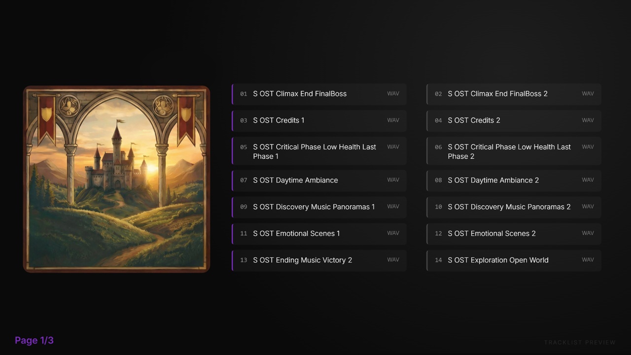 Media 1 for listing Medieval Game Soundtracks