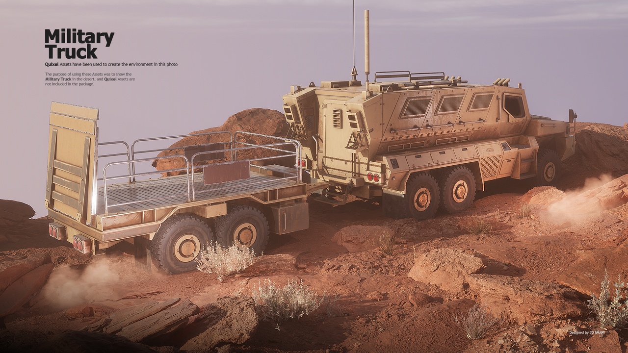 出品Drivable Military Truck (Nanite)のメディア1