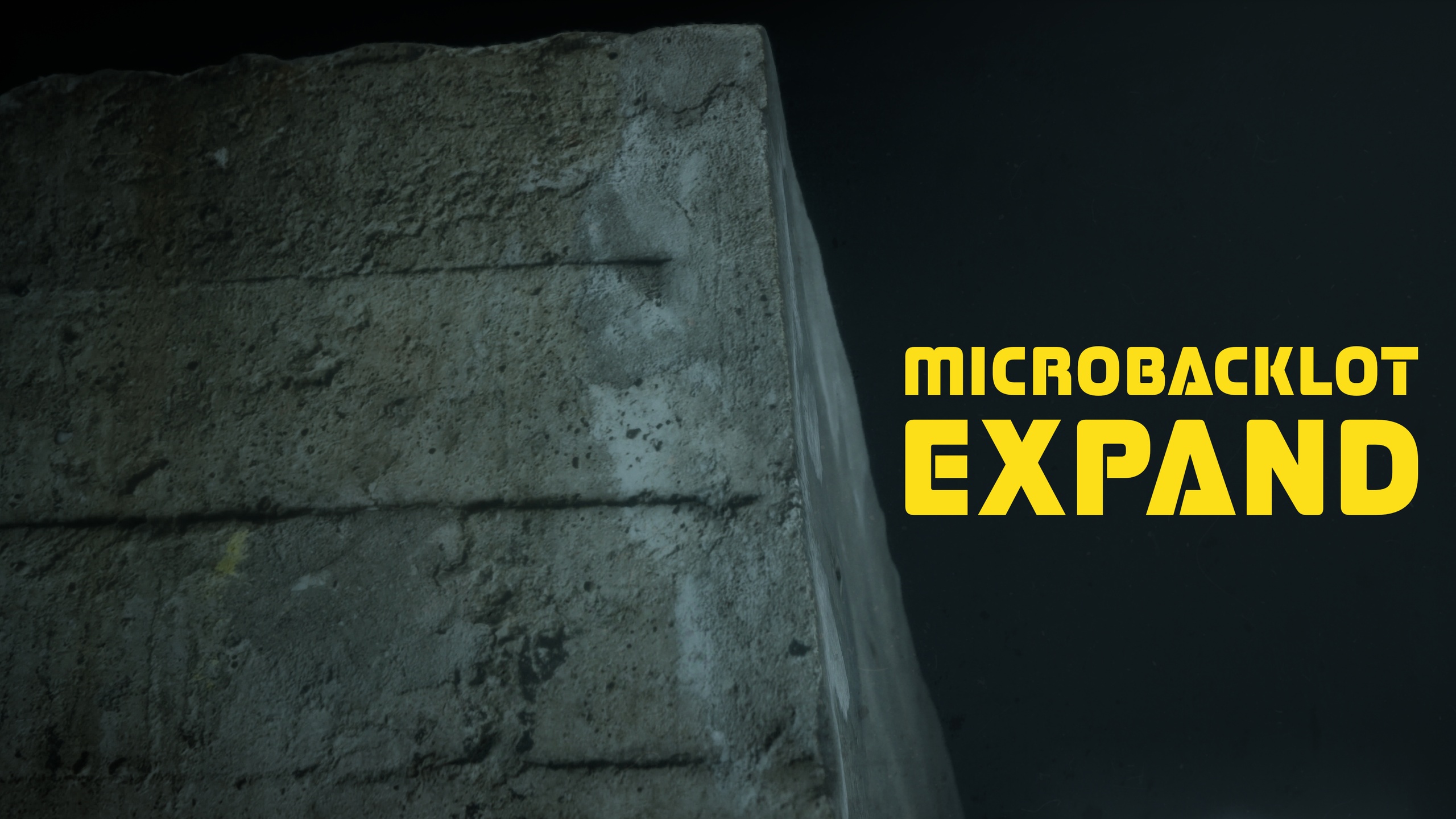Media 1 for listing MICROBACKLOT | EXPAND // Heavy Urban Concrete Sloped Wall - Trench Kit