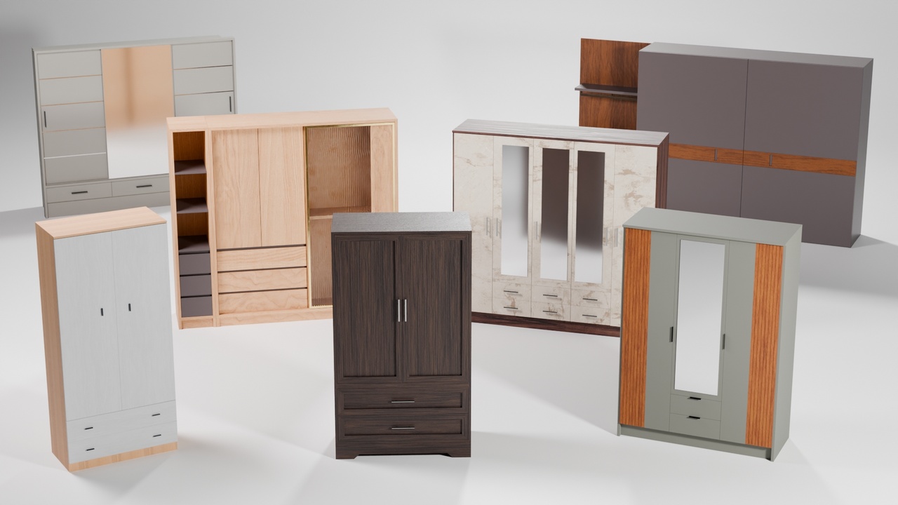 Media 1 for listing Modern Interior Furniture Asset Pack