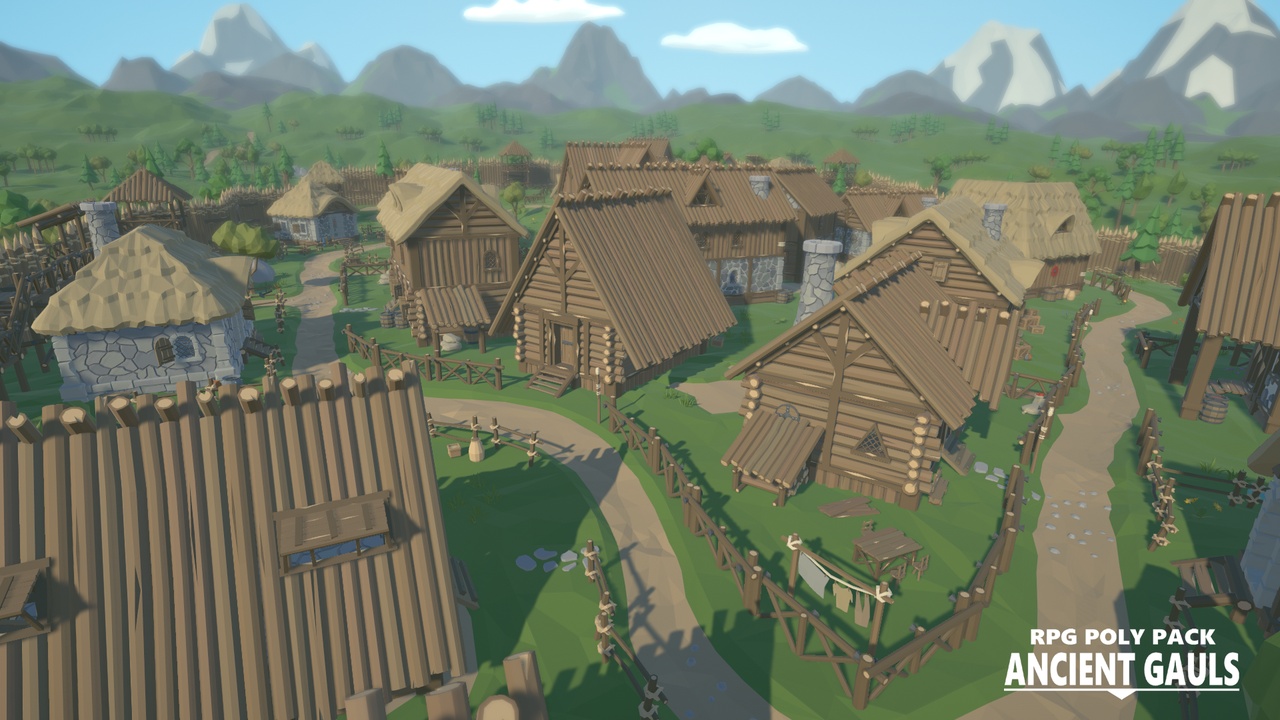Media 1 for listing RPG Poly Pack - Ancient Gauls
