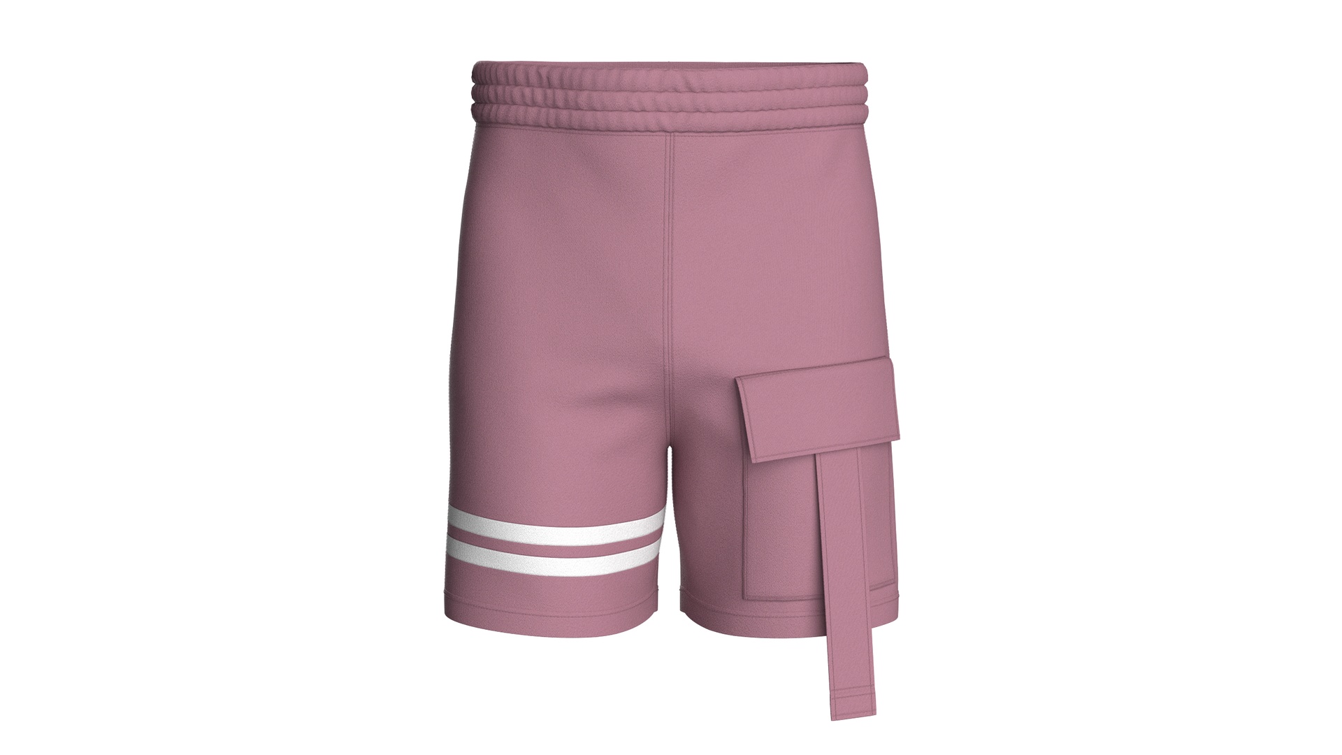 Media 1 for listing Men Cargo Shorts With Double Striped | High Poly