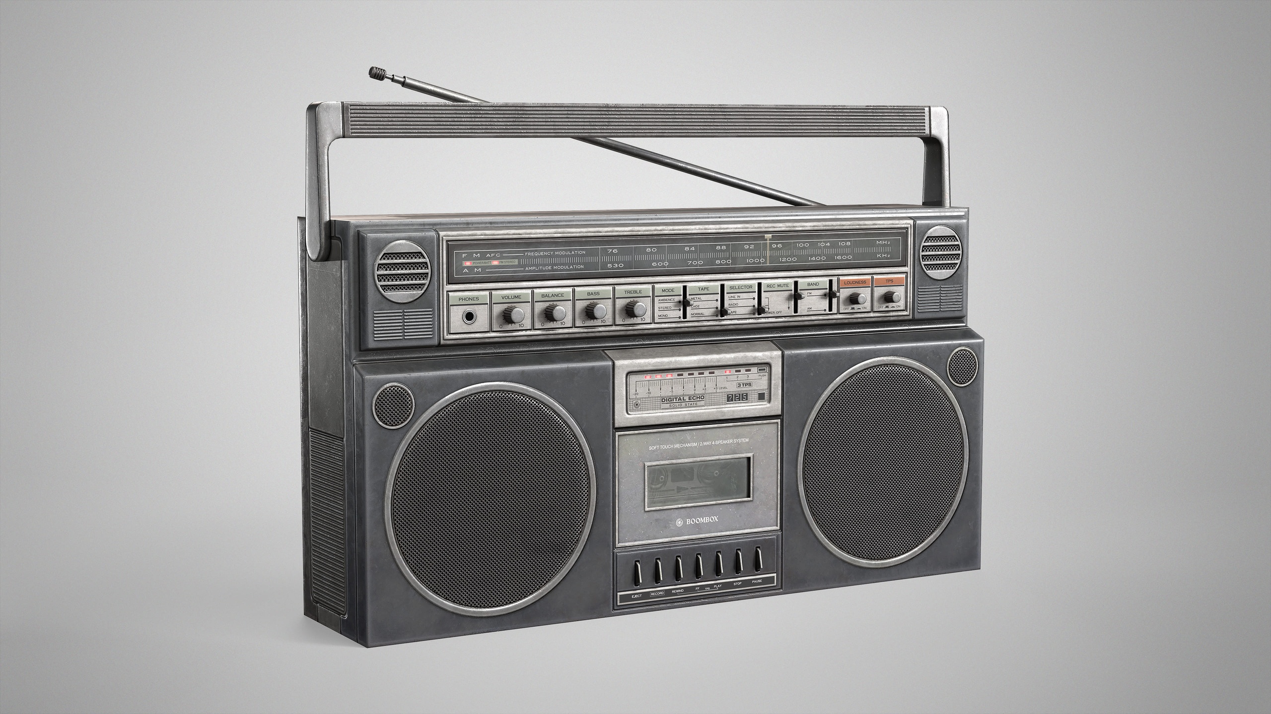 Media 1 for listing Retro Boombox - Vintage Radio Cassette Player AAA Gameready
