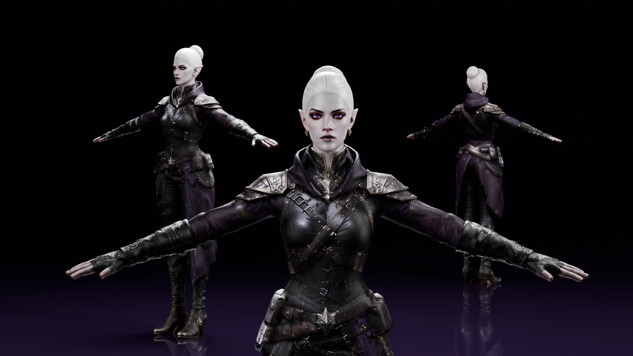 Media 1 for listing Elf Assassin - Game Ready