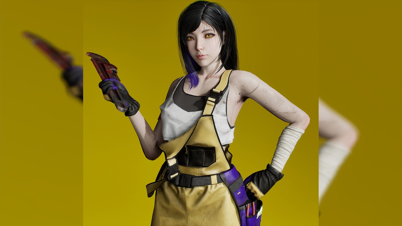 Media 1 for listing Mechanic Girl