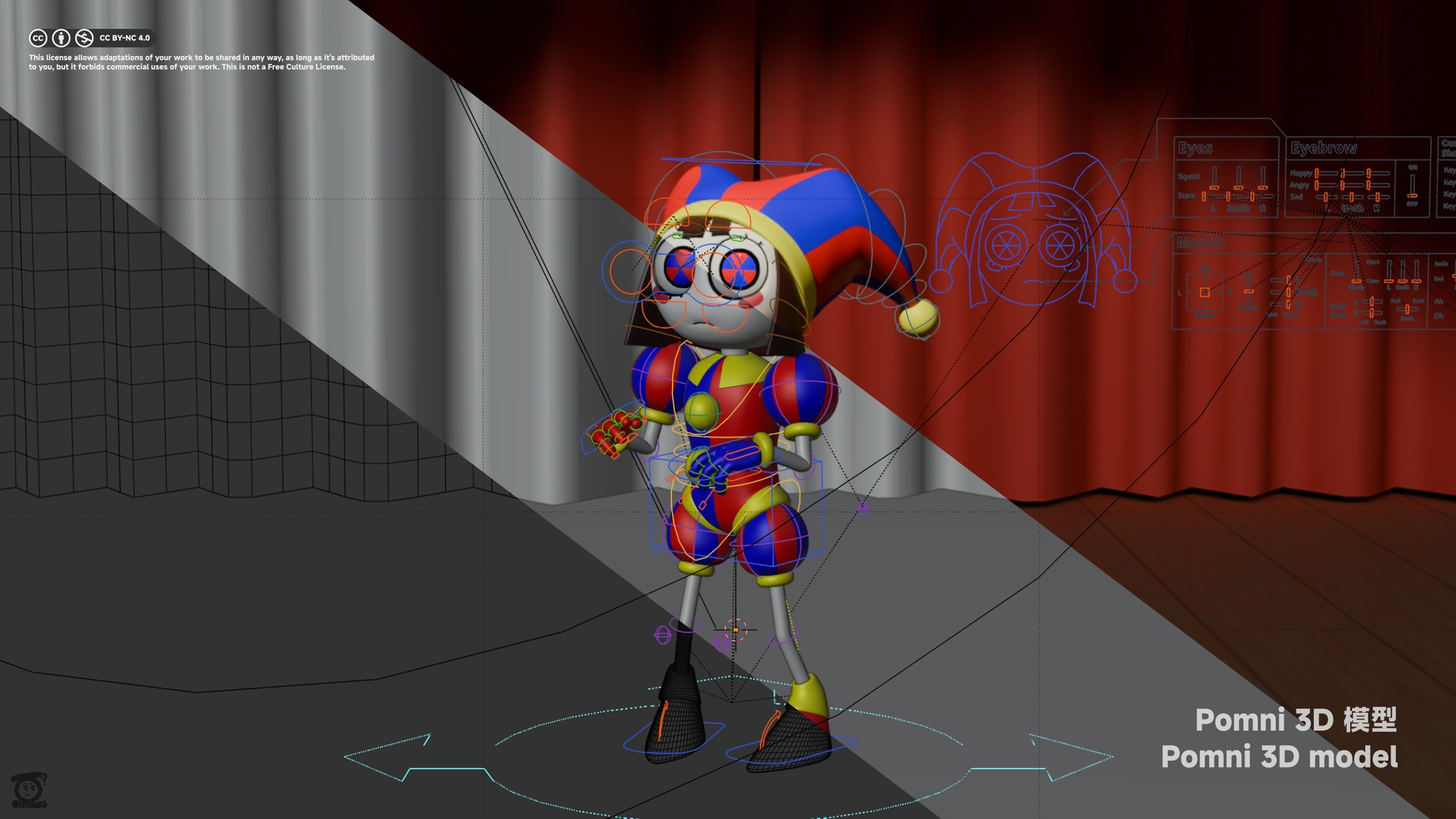 Media 1 for listing Blender 3D|Pomni 3D Model