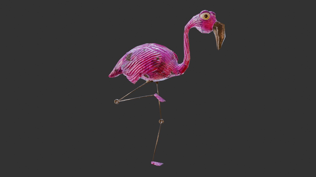 Media 1 for listing Mechanical Pink Flamingo
