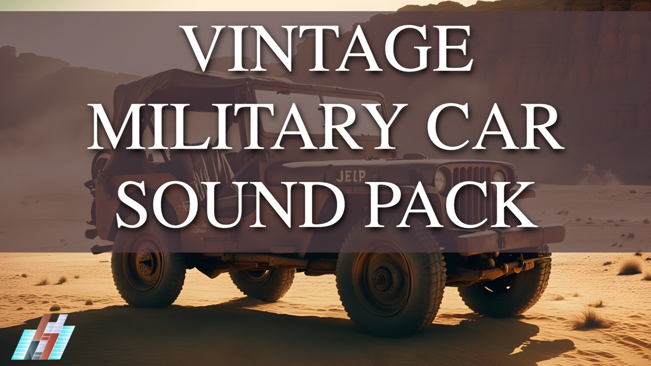 Media 1 for listing Vintage Military Car Sound Pack