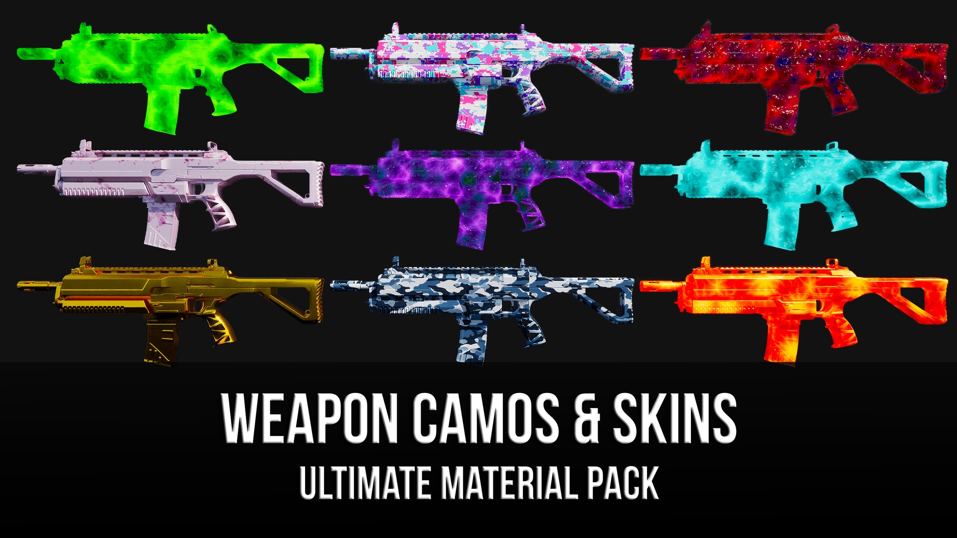 Media 1 for listing Weapon Camos & Skins - Ultimate Material Pack