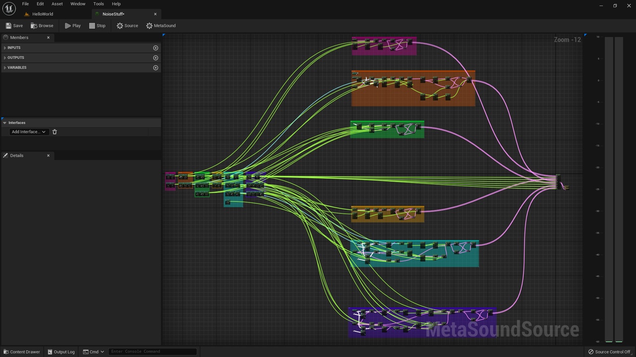 Media 1 for listing MetaAtmosphere Ambient Generator for Background Music Sound Effects w/ MetaSound