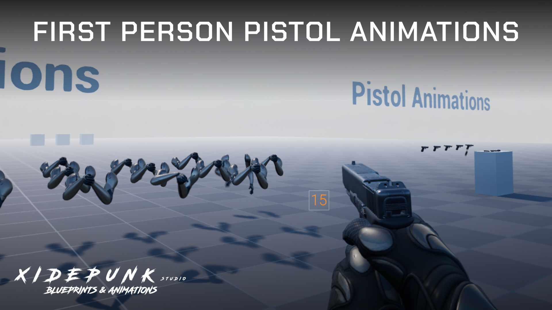 First Person Pistol Animations | Fab